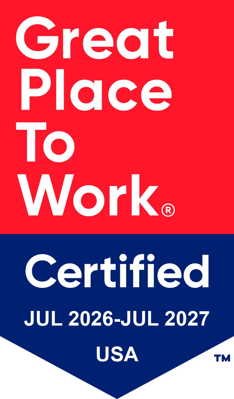 Great Place To Work Certified July 2026 to July 2027 USA logo